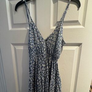 Angie juniors Dress in Blue and White saguaros…